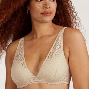 ThirdLove Artisan Lace Plunge Bra